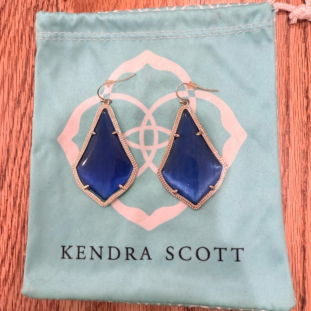 Kendra Scott Alex Drop Earrings - Cobalt Blue